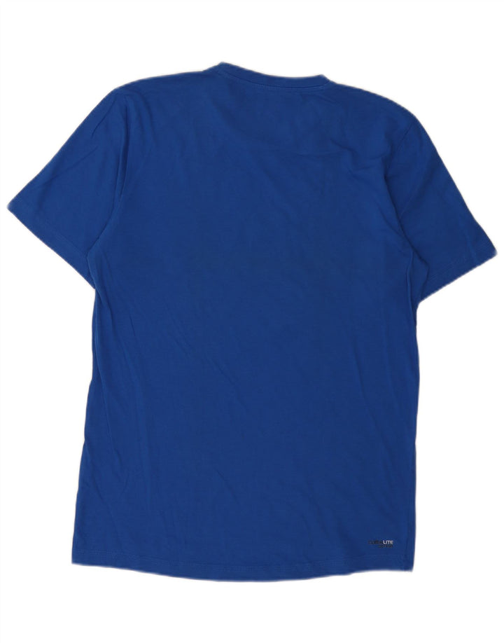 Adidas T-Shirt Graphique Homme Bleu Moyen