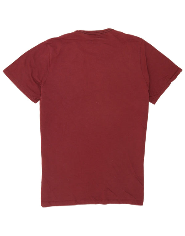 Jack & Jones T-Shirt Graphique Homme Grand Coton Bordeaux