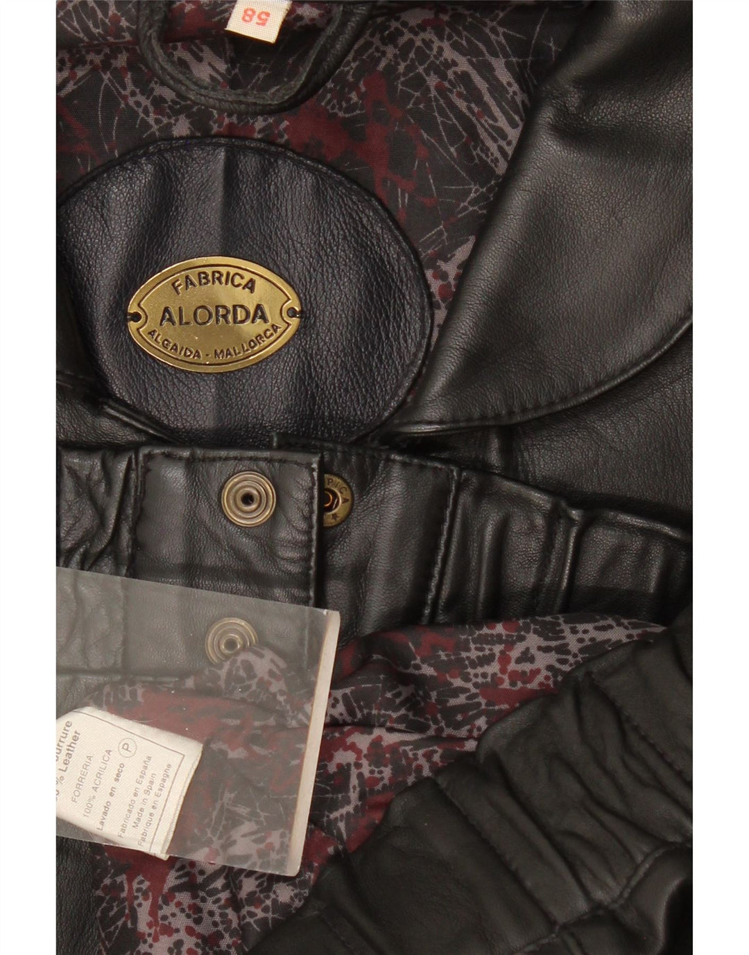 Gilet en cuir homme vintage IT 58 3XL Cuir noir