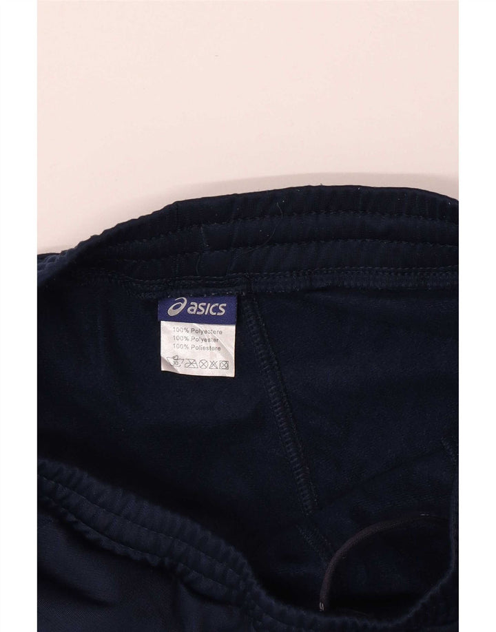 Asics Pantalon de Survêtement Garçon 11-12 ans Bleu Marine Polyester