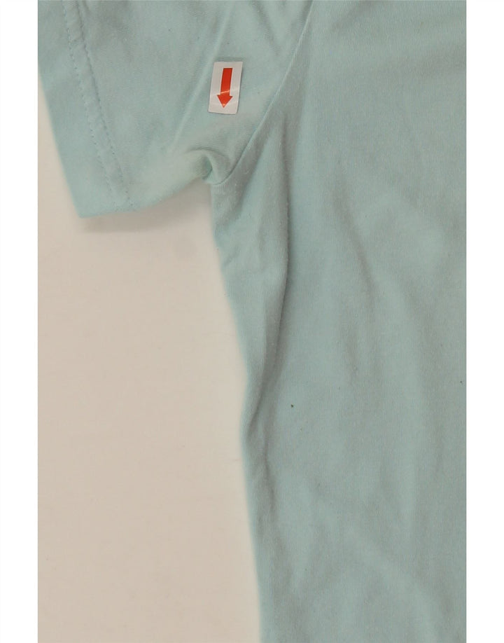 ADIDAS Womens T-Shirt Top EU 36 Small Blue Vintage Adidas and Second-Hand Adidas from Messina Hembry 