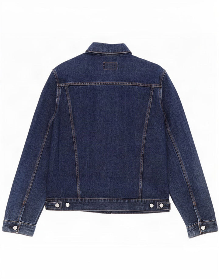 Casucci Veste en Jean Keegan Homme UK 38 Bleu Marine Moyen