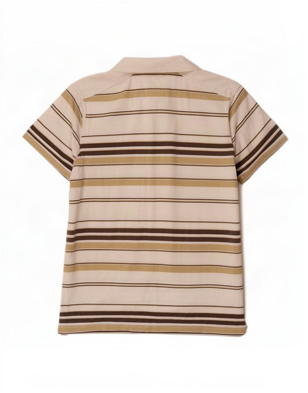 Marlboro Classics Polo Homme XL Blanc Rayé Coton