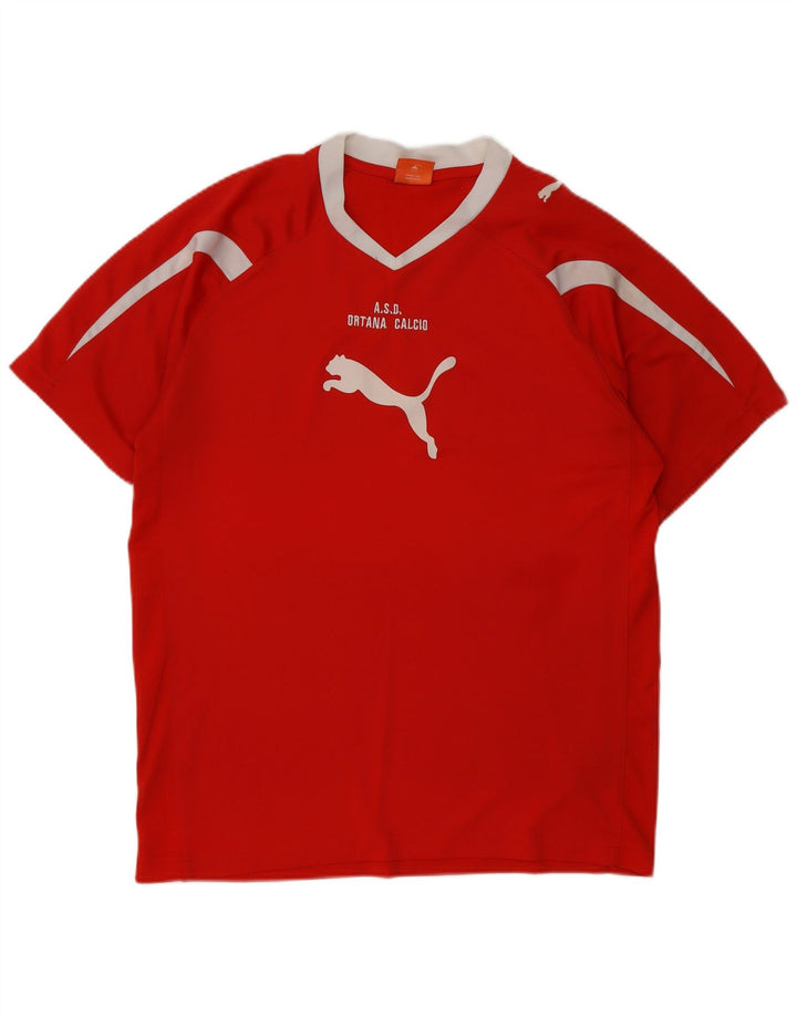 Puma Tee-Shirt Graphic Homme Rouge Moyen Colourblock