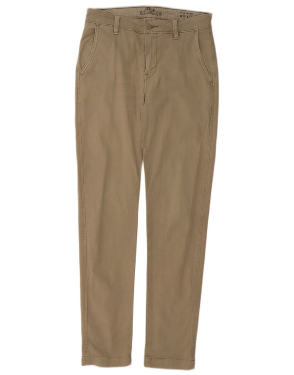 Levi's Pantalon Chino Slim Fuselé Femme W28 L30 Beige Coton