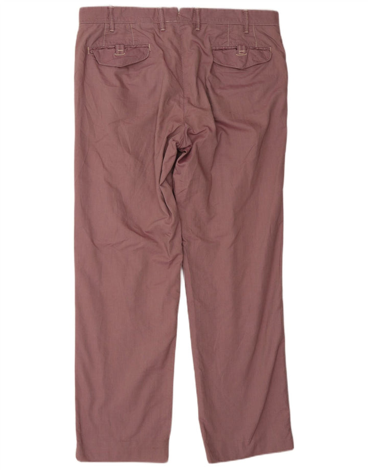 MASSIMO DUTTI Pantalon Chino Homme EU 44 Large W34 L31 Rose Classique