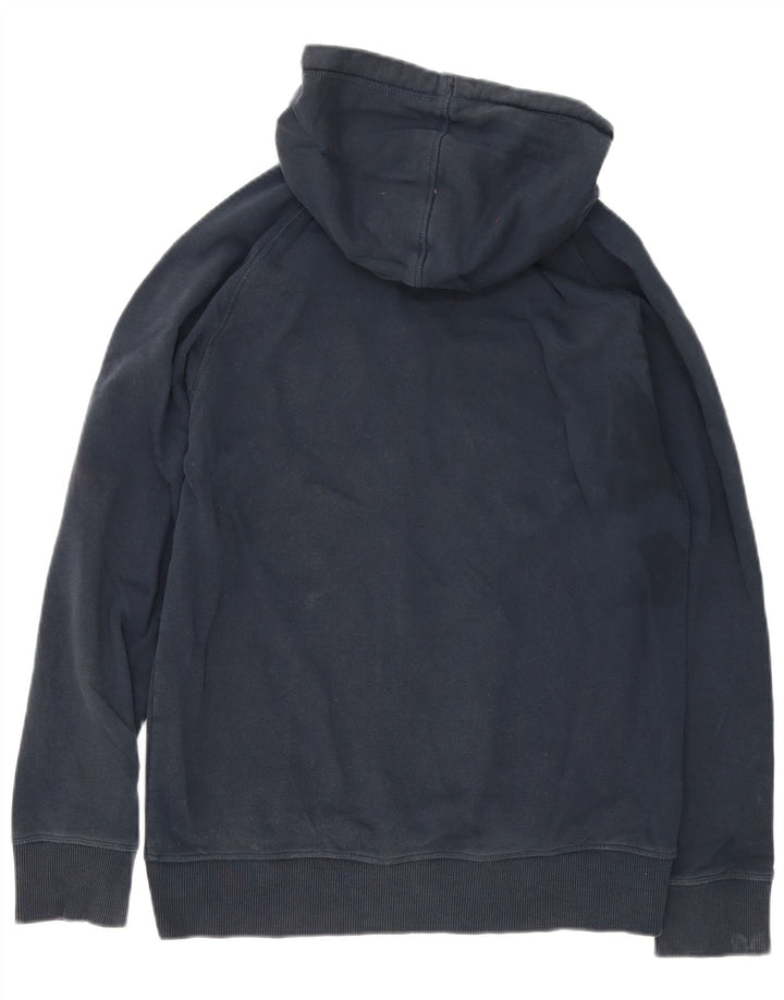 Timberland Pull à Capuche Zippé Homme Bleu Marine Moyen Coton