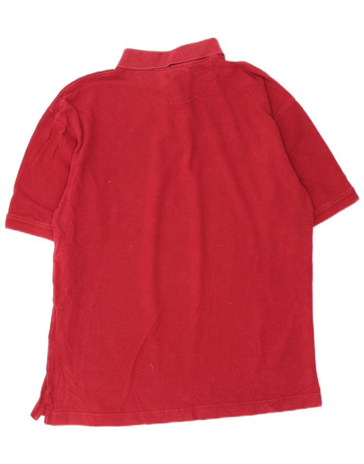 DOCKERS Polo Homme Large Bordeaux Coton