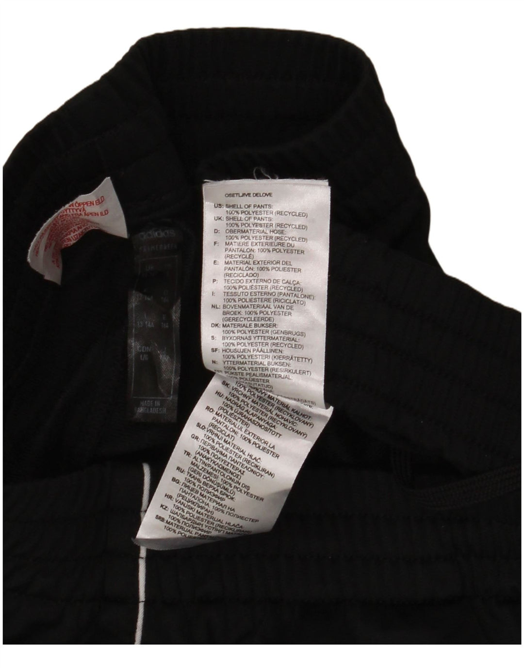 ADIDAS Pantalon de survêtement garçon Joggers 13-14 ans Noir Polyester