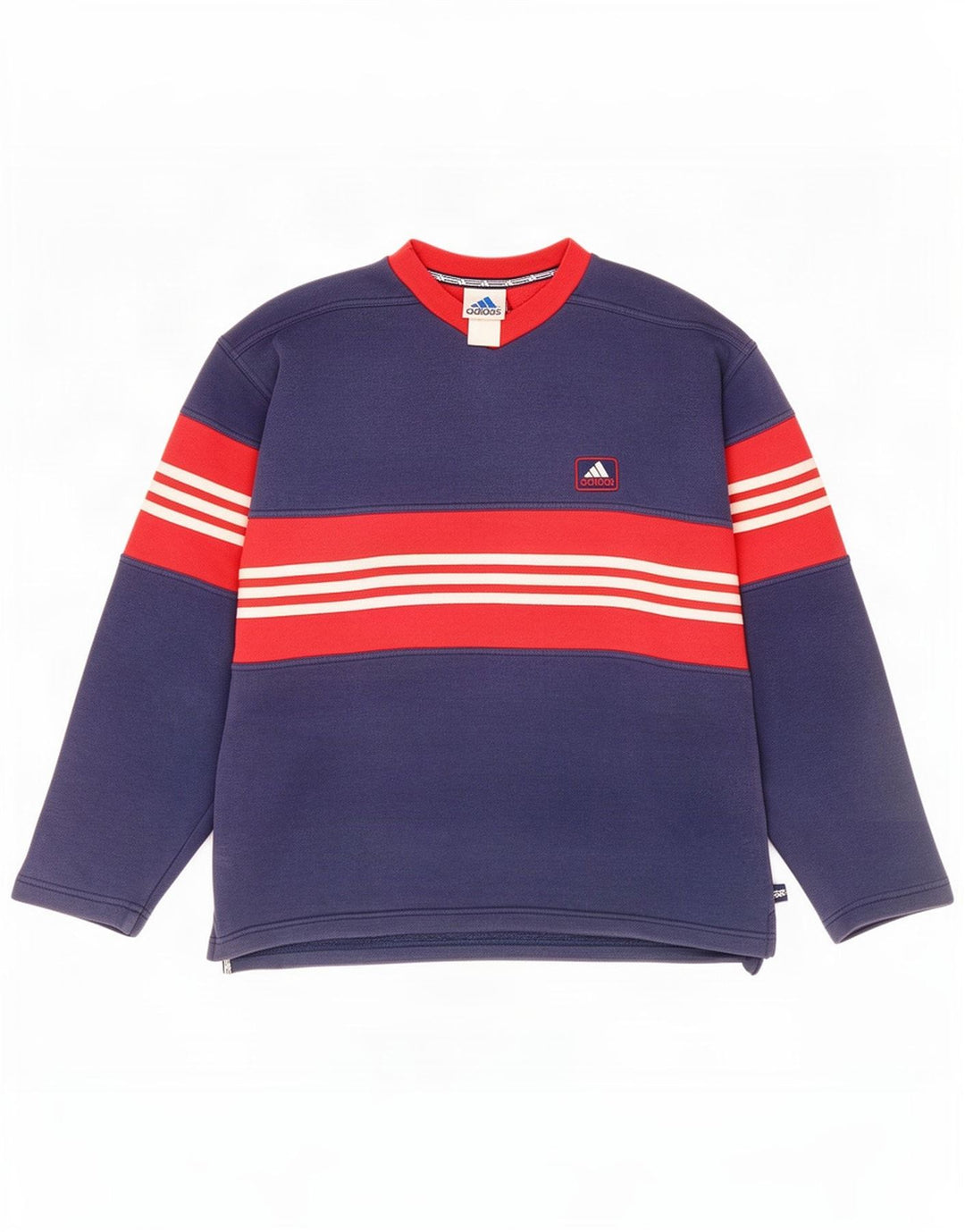 Adidas Sweat-shirt pour homme Bleu marine moyen Colourblock