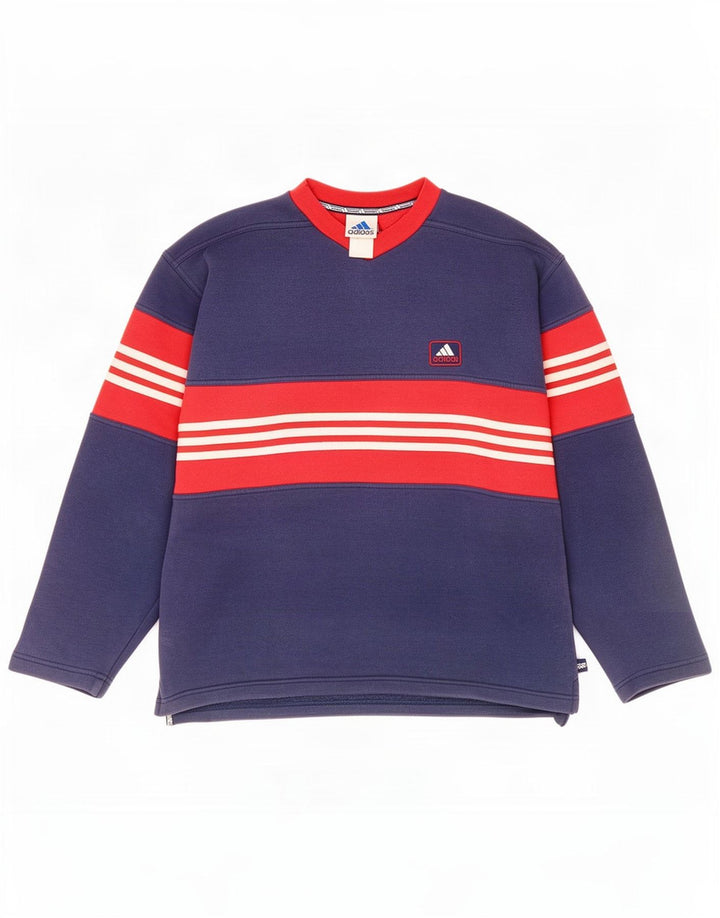 Adidas Sweat-shirt pour homme Bleu marine moyen Colourblock
