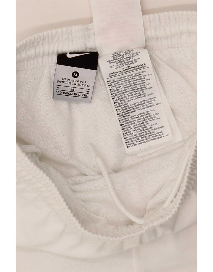 Short de sport Nike garçon 10-11 ans blanc moyen polyester