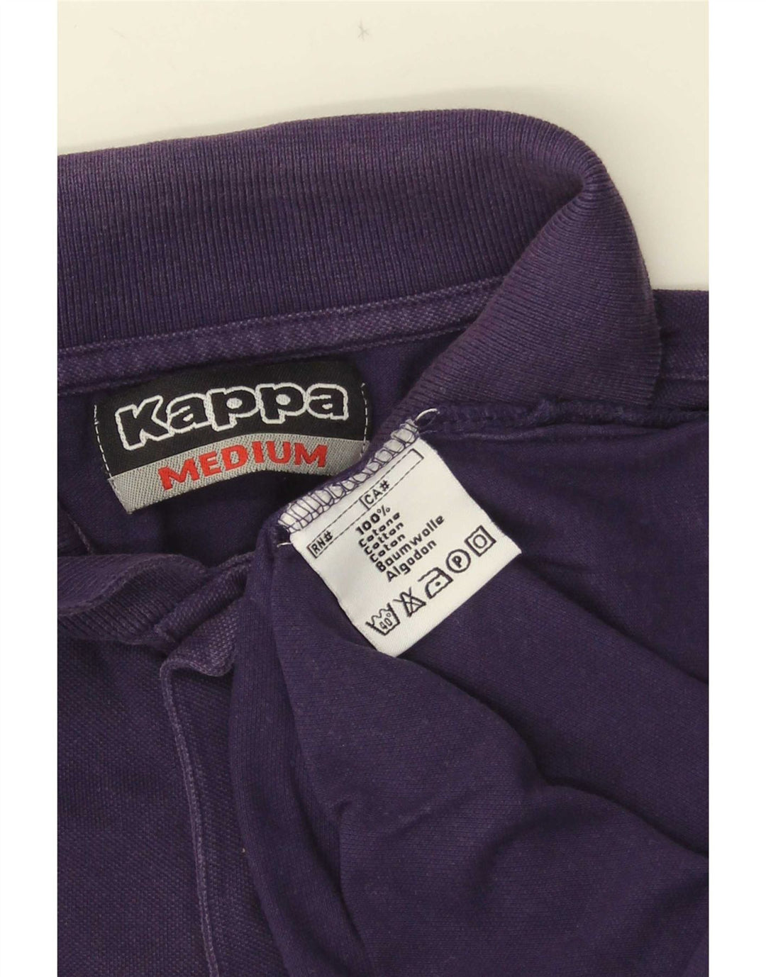 Kappa Polo Homme Bleu Marine Moyen Coton