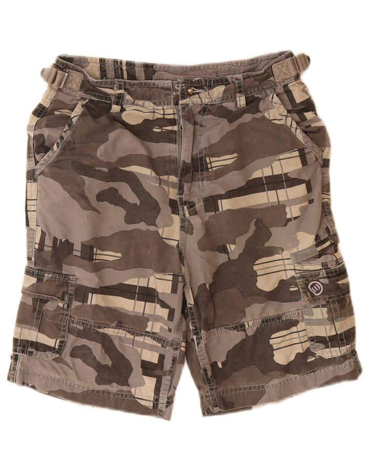 ANIMAL Short Cargo Garçon 7-8 ans W24 Gris Camouflage Coton