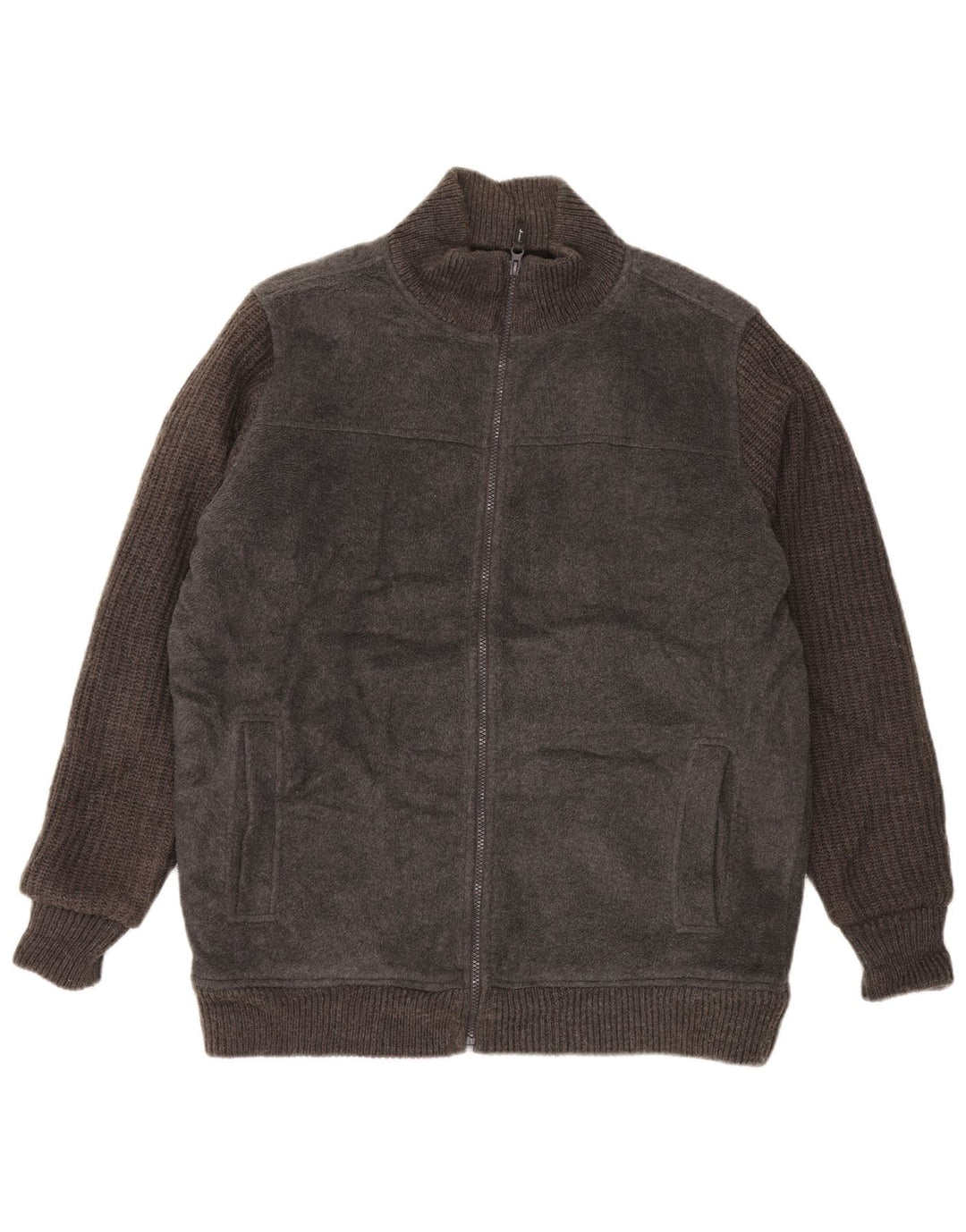 James Pringle Veste polaire zippée coupe régulière pour homme UK 38 Gris moyen