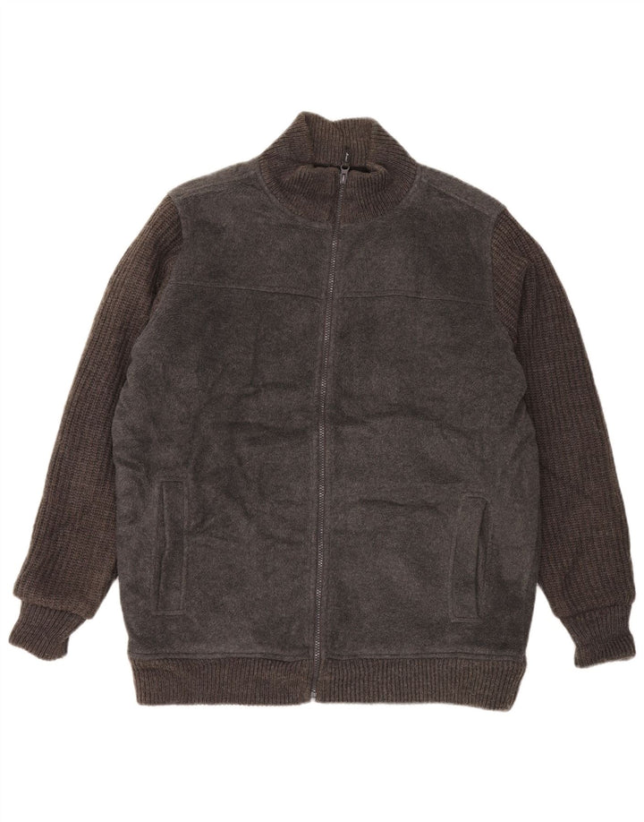 James Pringle Veste polaire zippée coupe régulière pour homme UK 38 Gris moyen