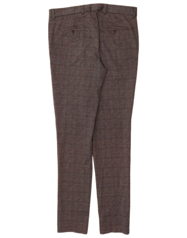 Jack & Jones Pantalon Chino Slim Homme W32 L34 Gris Pied-de-Poule Polyester