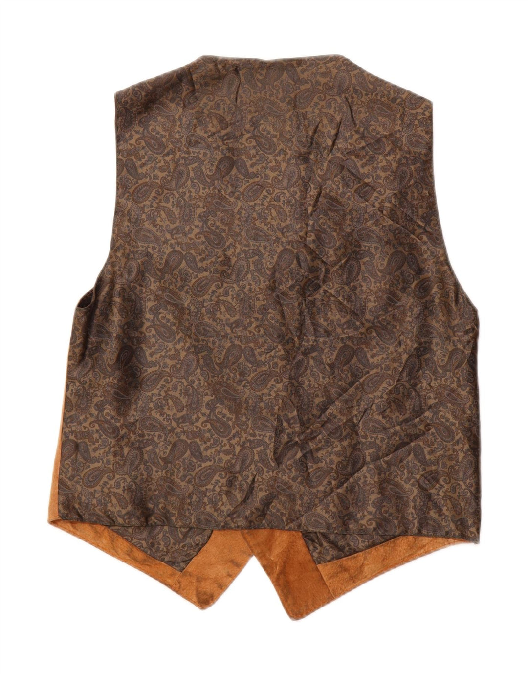 gilet en daim vintage pour homme petit cuir marron