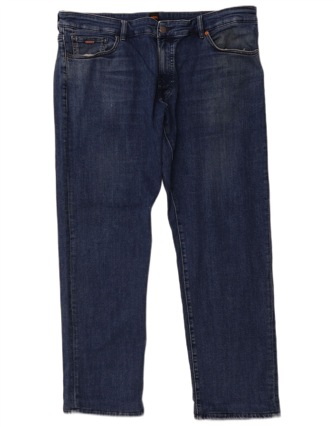 HUGO BOSS Jean droit W40 L29 Homme Bleu Coton