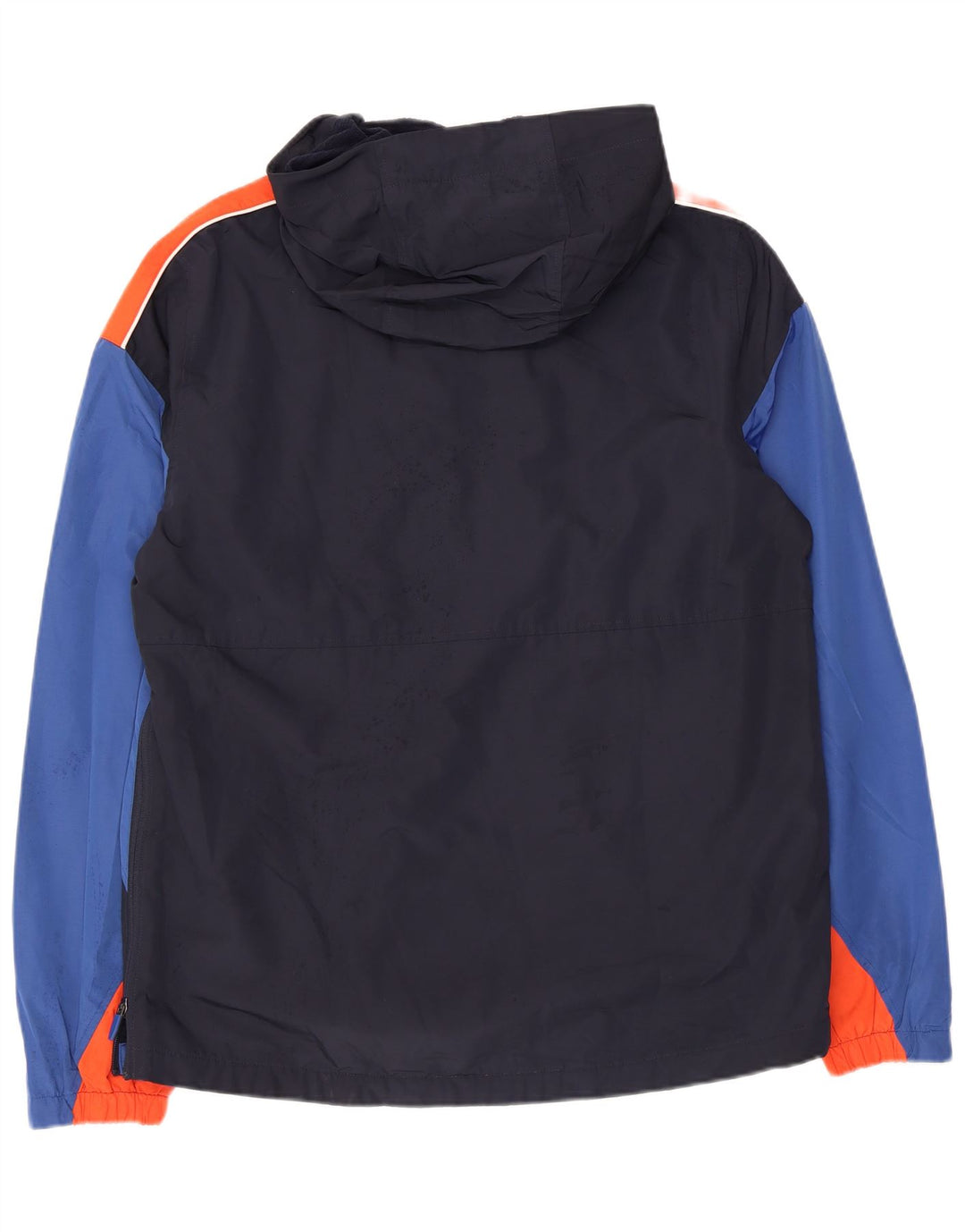SUPERDRY Veste Anorak à capuche pour homme UK 38 Bleu marine moyen Colourblock