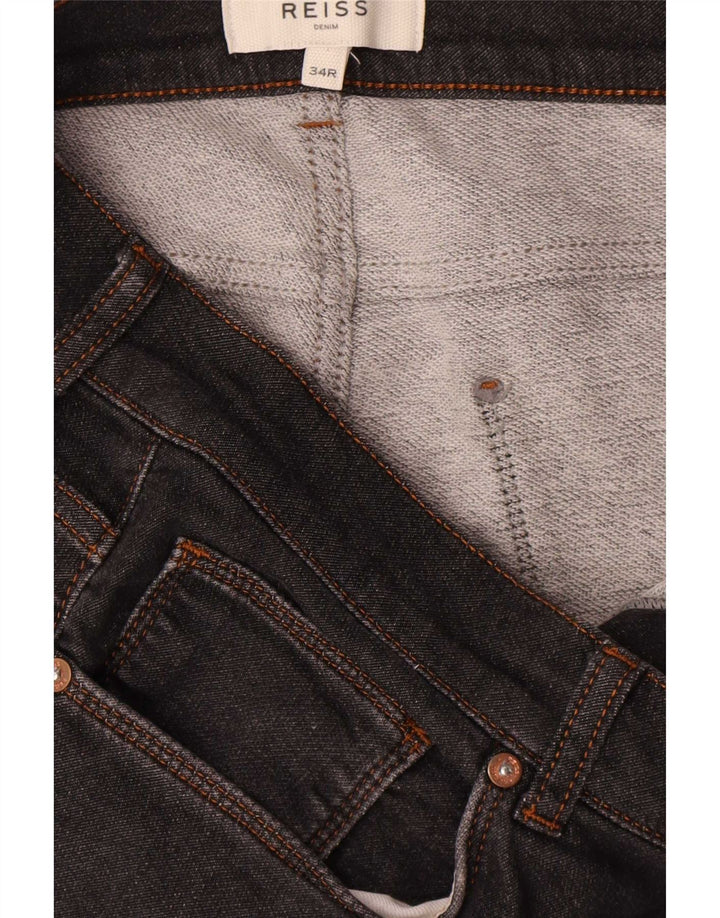 Reiss Jean Slim Femme W34 L30 Noir Coton