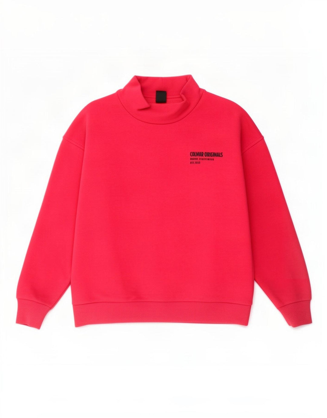 Colmar Sweat-shirt surdimensionné graphique pour femme UK 10 Petit coton rose