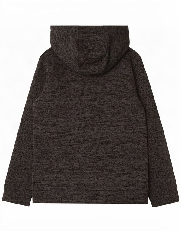Under Armour Sweat à capuche zippé pour garçon 9-10 ans Gris moyen moucheté