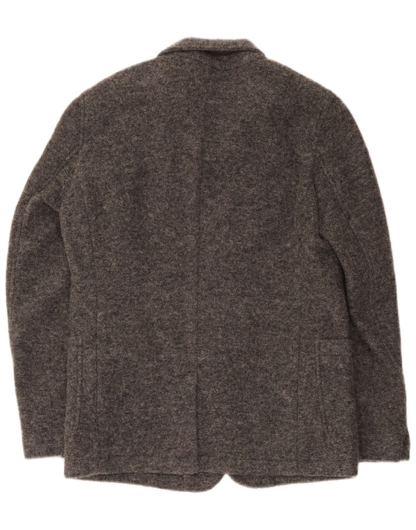 Sun68 Veste blazer en tricot à 5 boutons pour homme UK 36 Petite laine grise