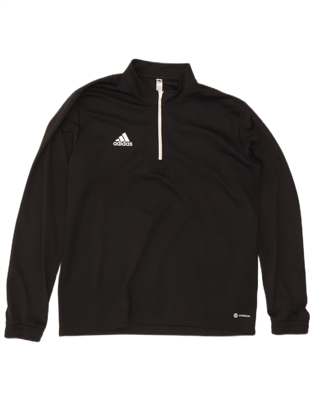 Adidas Hommes Aeroready Zip Neck Pull Survêtement Top XL Noir Polyester