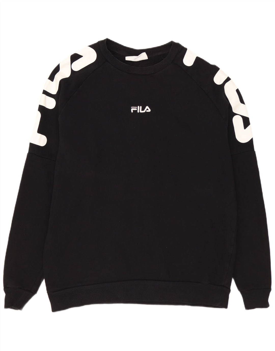 FILA Sweat-Shirt Graphique Homme XL Noir Coton