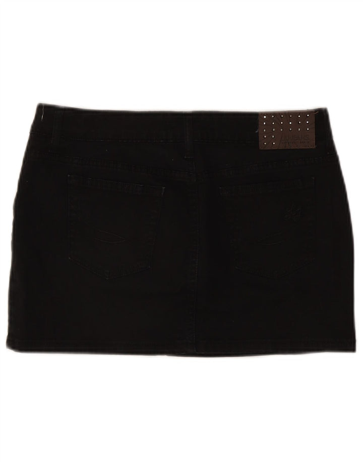 Liu Jo Femme Mini Jupe En Jean W28 Coton Noir Moyen