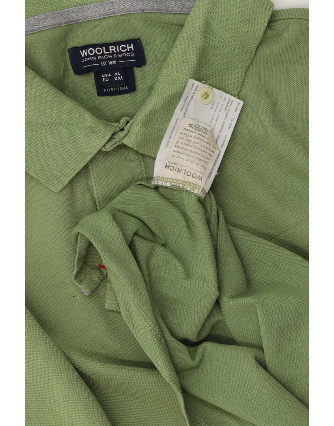 Woolrich Polo Homme XL Vert Coton