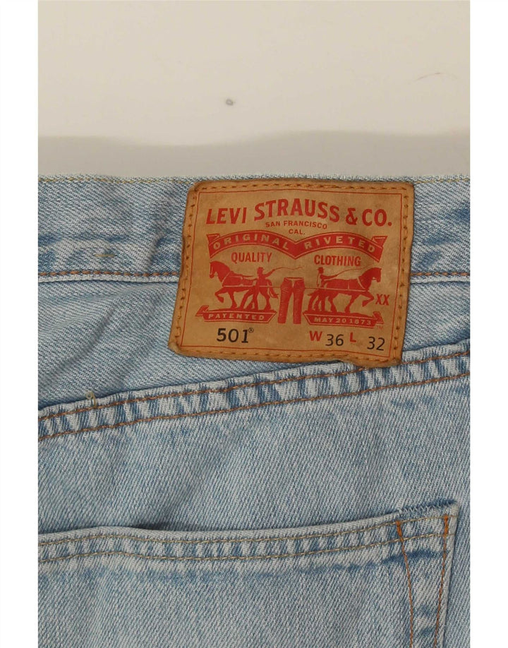 Levi's Jean Droit 501 Homme Bleu W36 L32 Coton