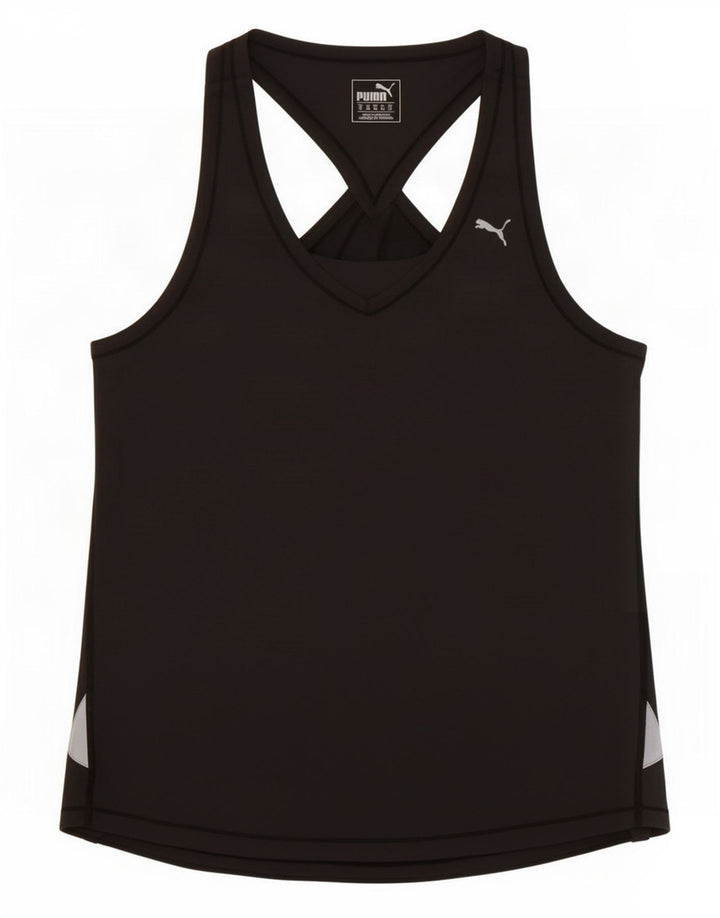 Puma Débardeur Femme UK 12 Gris Moyen Polyester