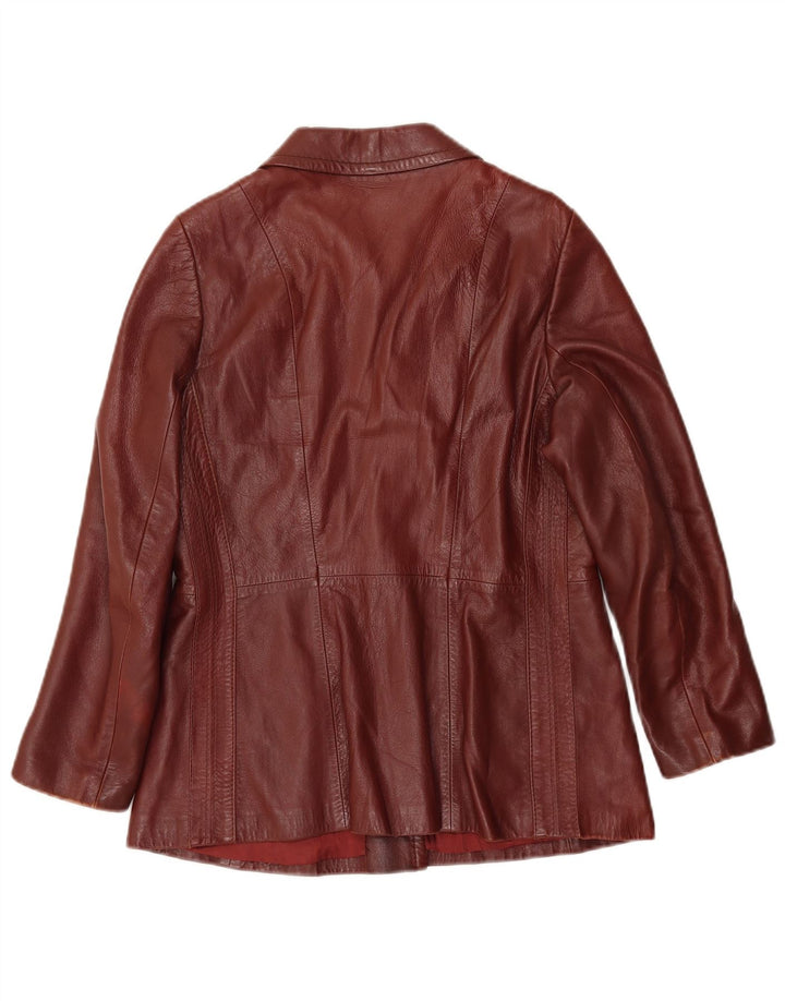 Emme Veste en cuir pour femme IT 46 Large Marron