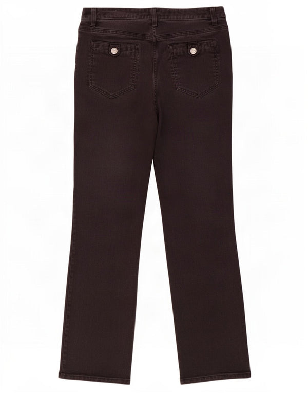 Laura Ashley Jean droit pour femme UK 14 Large W32 L30 Coton noir