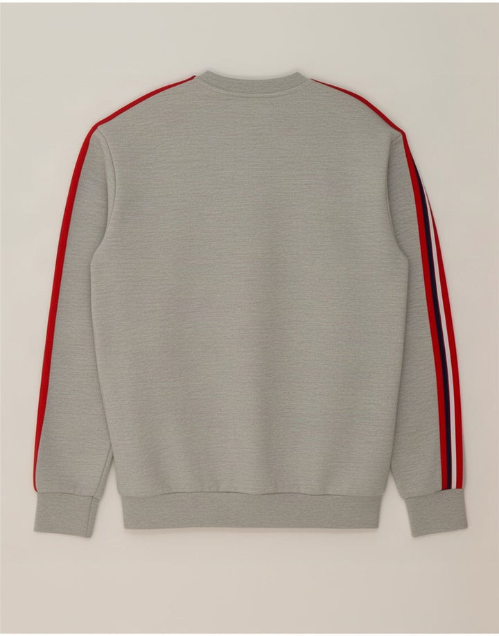 Zara Pull-over pour hommes en polyester color block petit gris