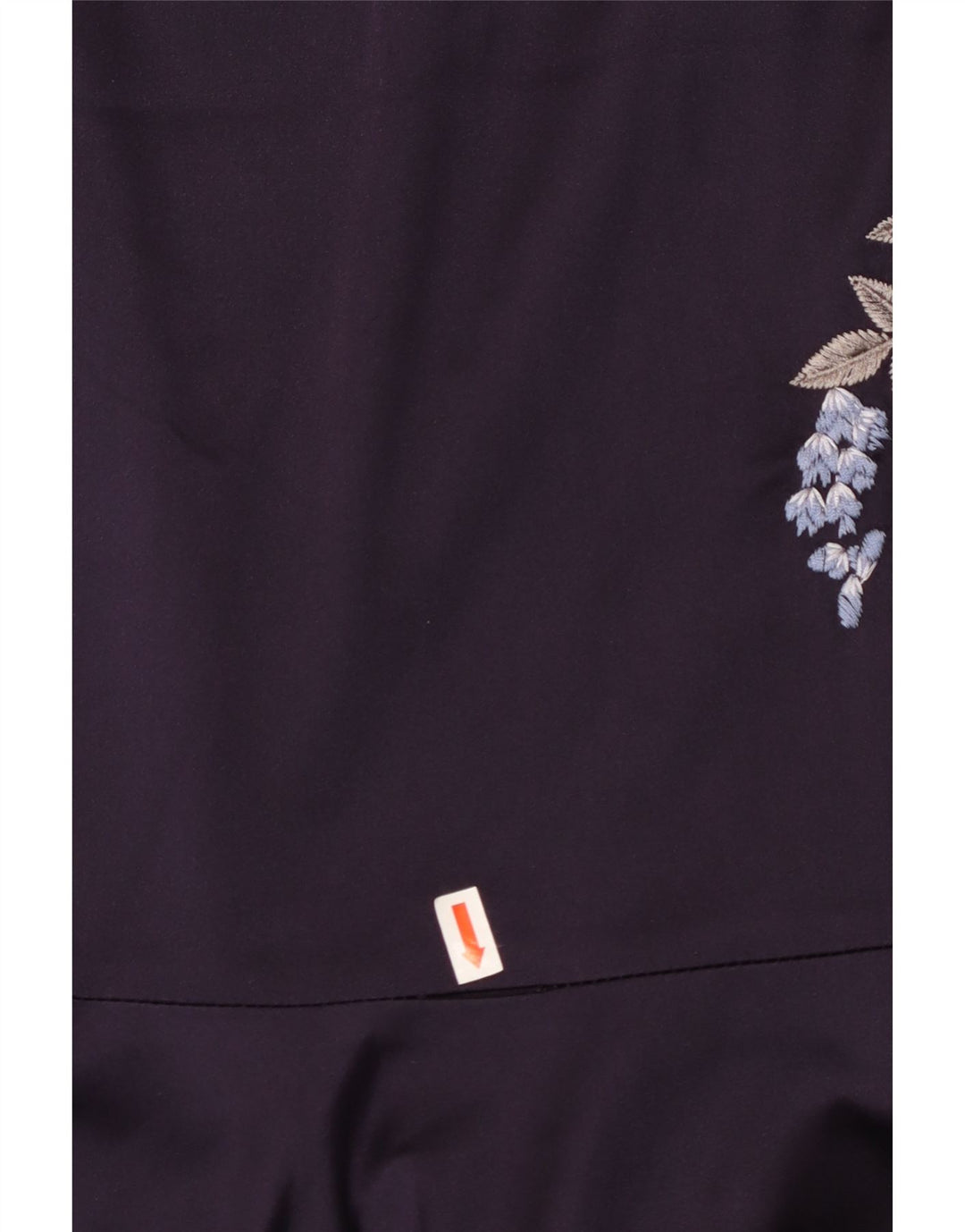 KAREN MILLEN Robe bustier femme UK 10 Petite soie florale violette