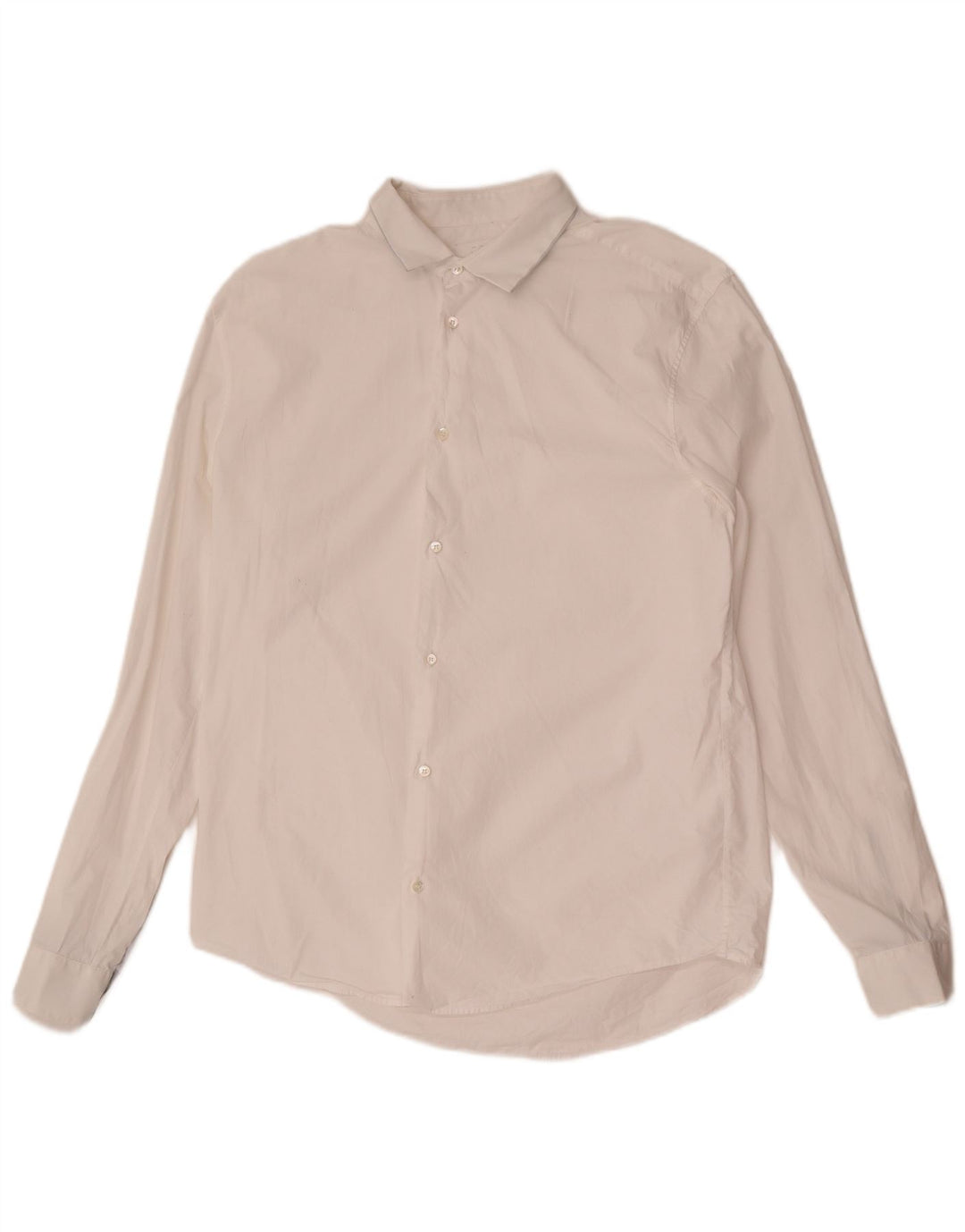 Cos Chemise Homme Taille 41 Grand Coton Blanc