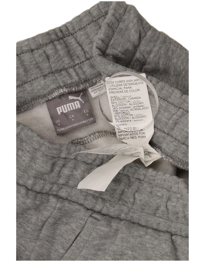 PUMA Pantalon de survêtement pour homme en coton gris Small