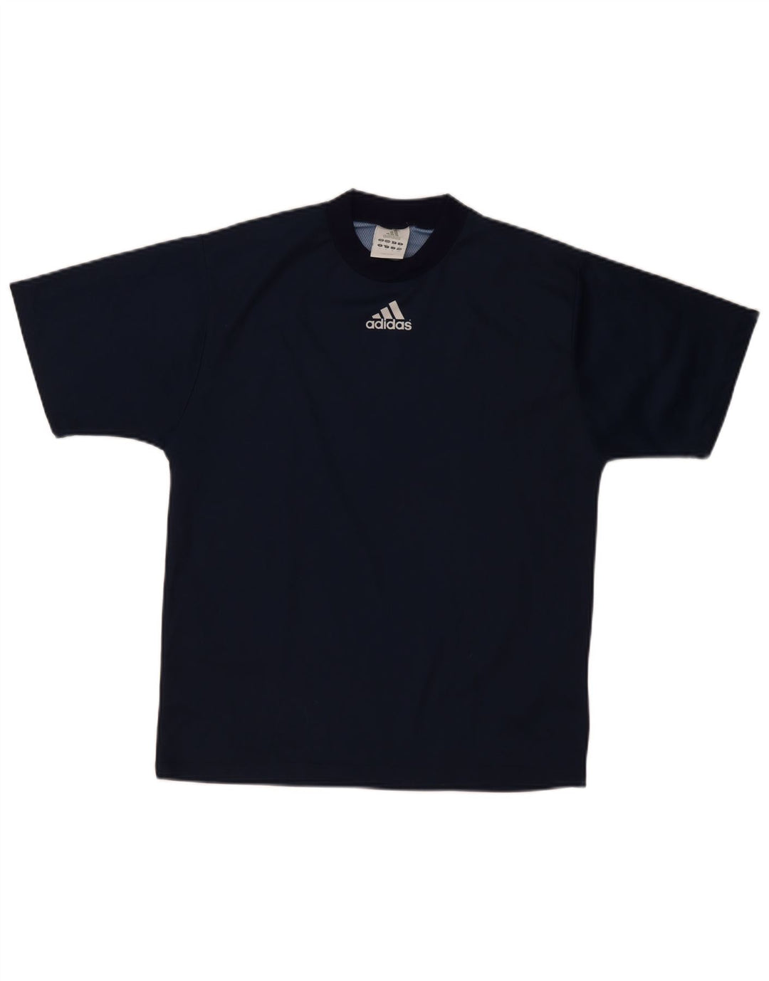 T-shirt graphique pour hommes Adidas, taille S, bleu marine, polyester