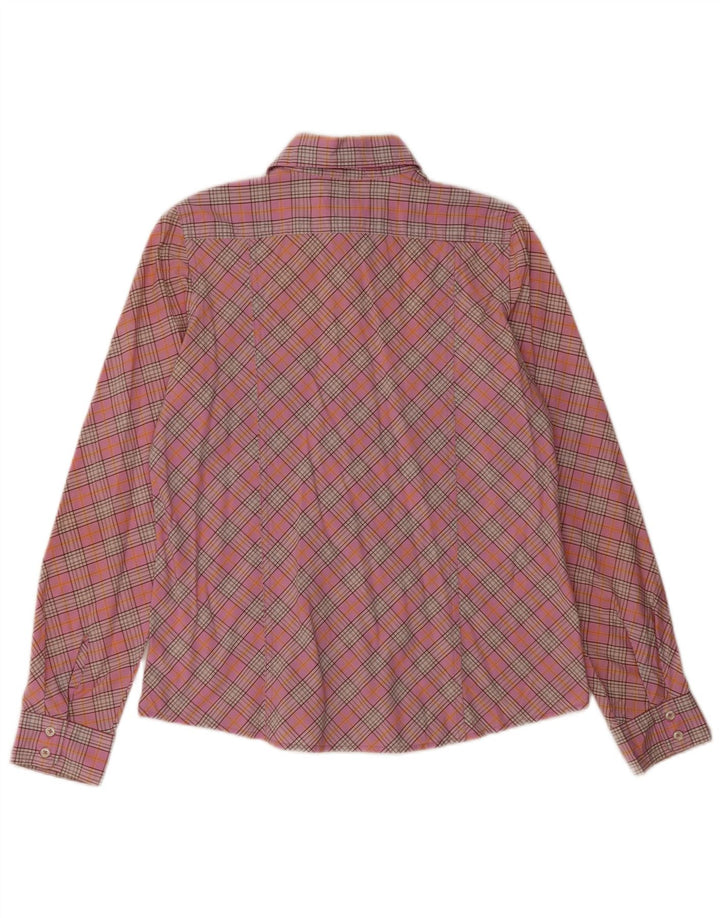 Marlboro Classics Chemise Femme EU 40 Coton à Carreaux Rose Moyen