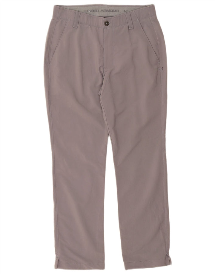 UNDER ARMOUR Womens Straight Chino Trousers W32 L29  Grey
