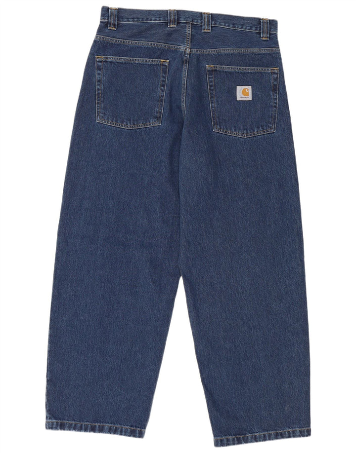 CARHARTT Jean fuselé homme moyen W36 L29 bleu coton