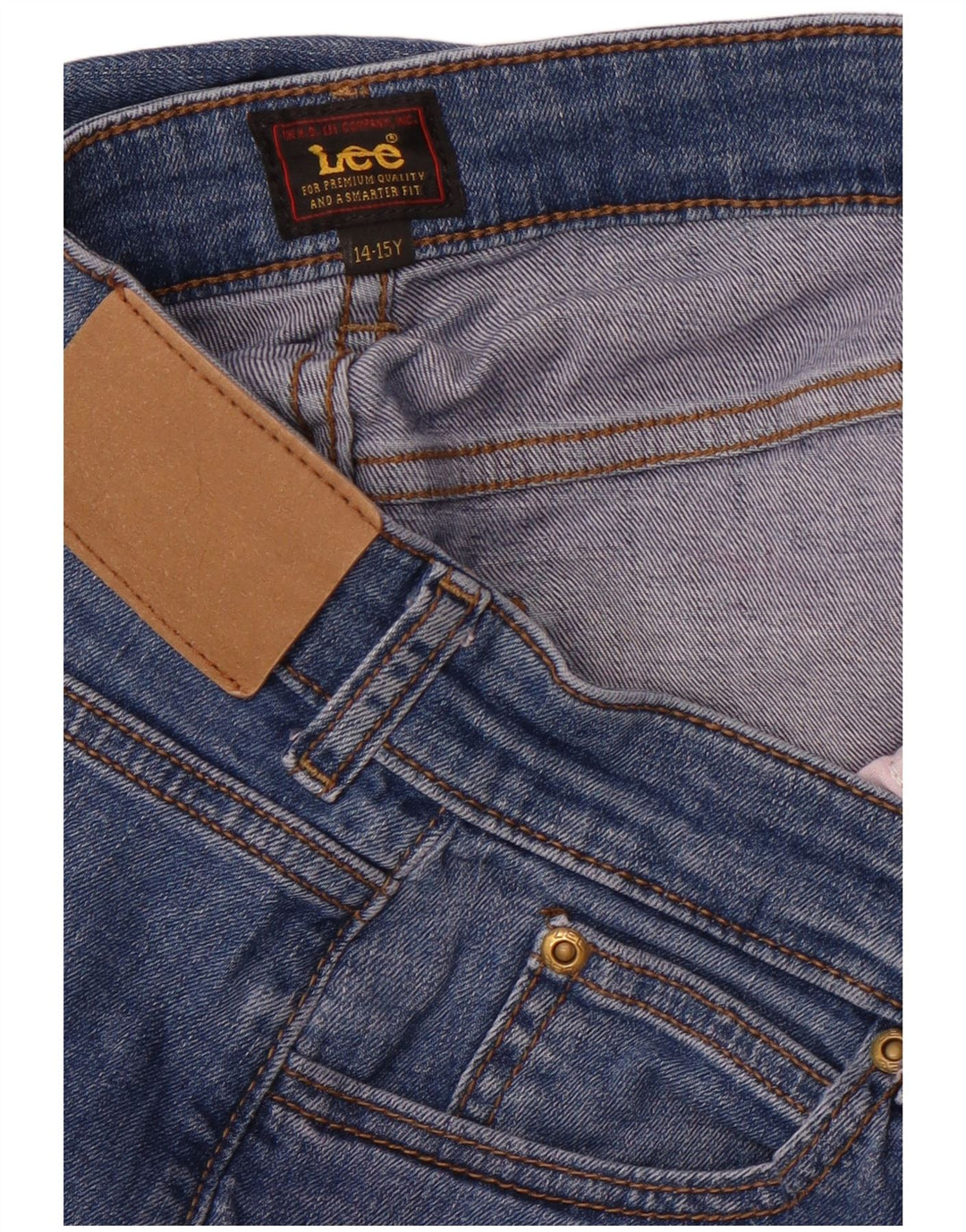 LEE Jean droit fille 14-15 ans W30 L29 Bleu Coton