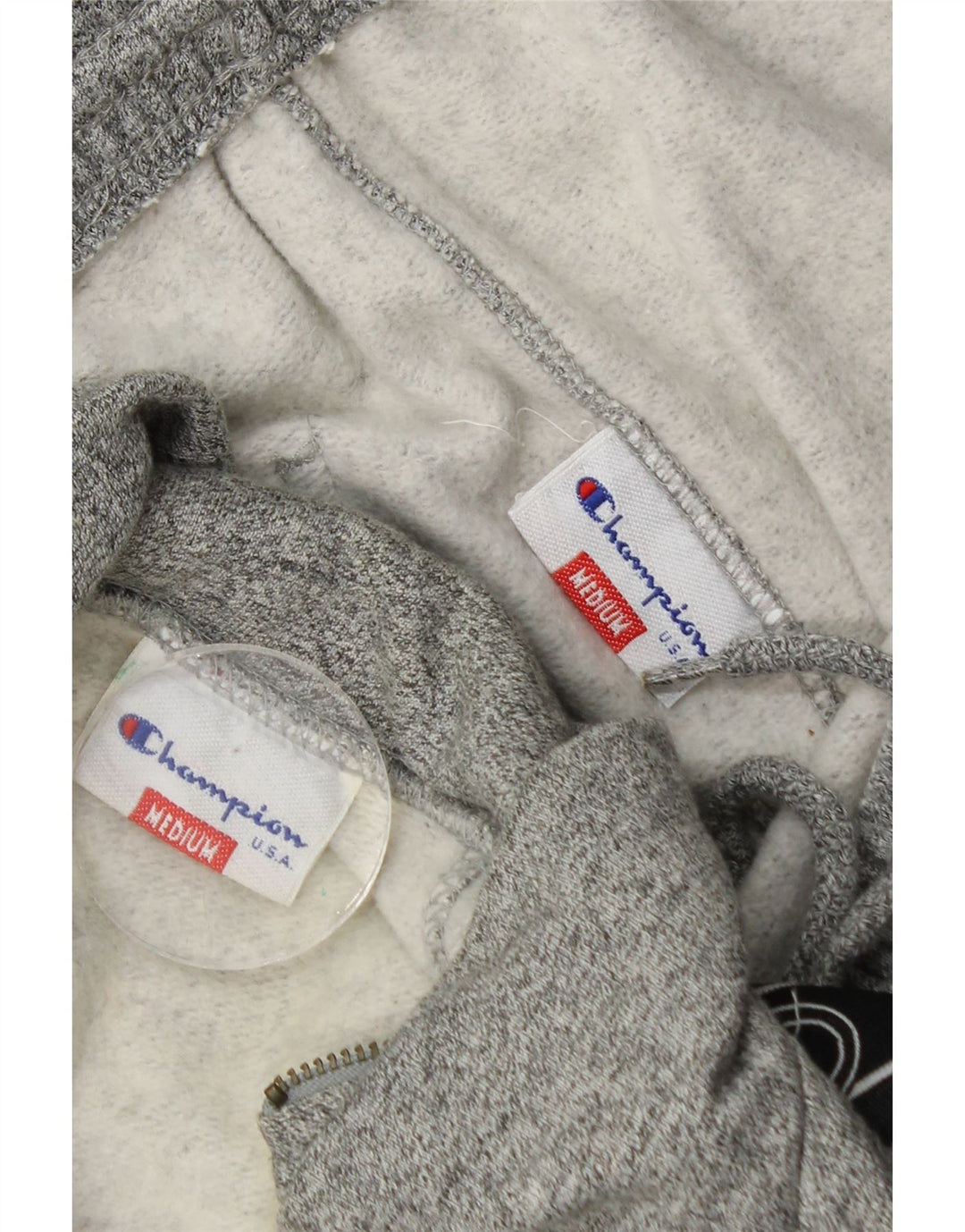 Champion Survêtement Graphic Full Homme Gris Moyen Chiné Coton