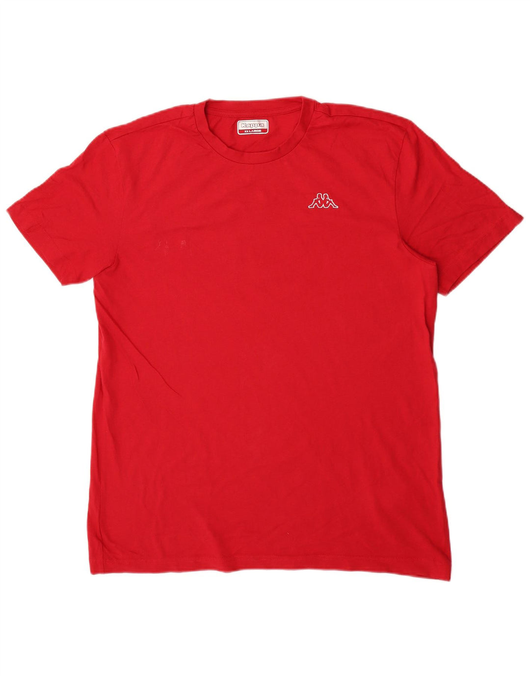Kappa T-Shirt Homme Top 2XL Rouge Coton