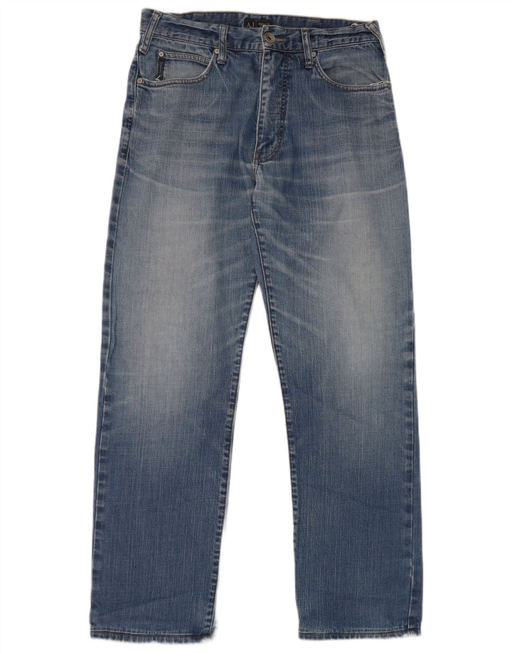 Armani Homme Jean Droit W32 L31 Bleu Coton