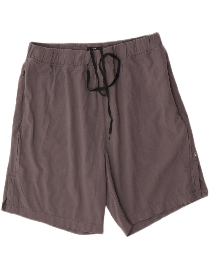 HURLEY Short de sport homme grand gris polyester