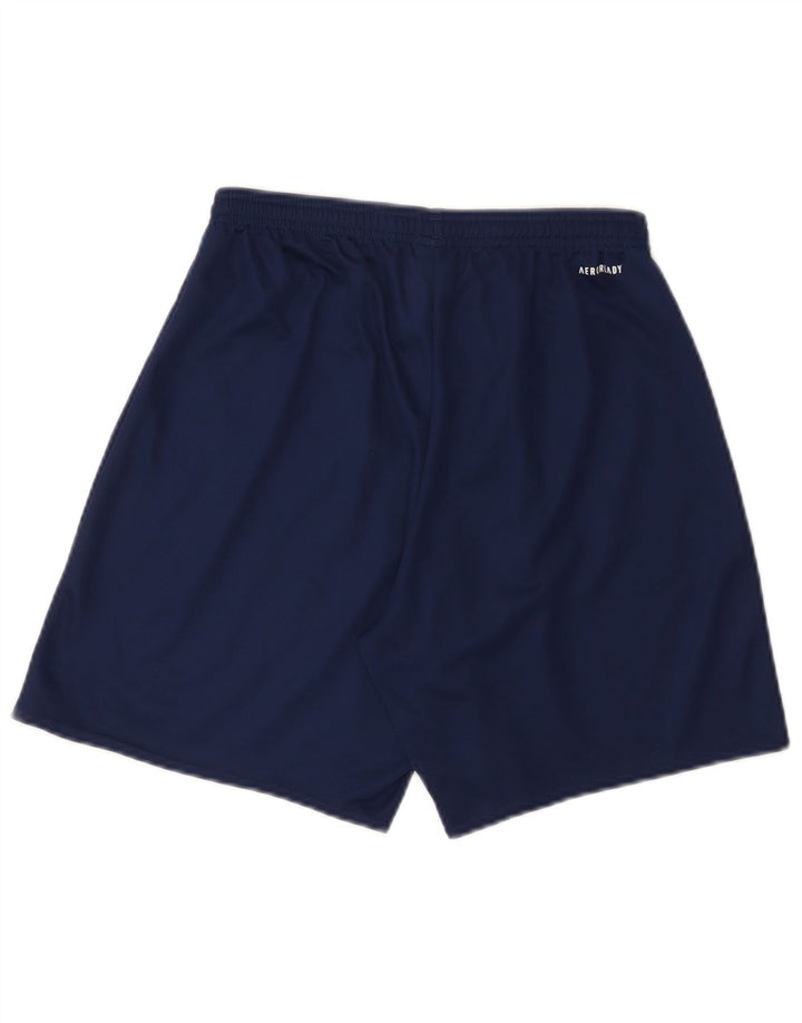 Adidas Short de sport Aeroready pour homme, petit, bleu marine, polyester